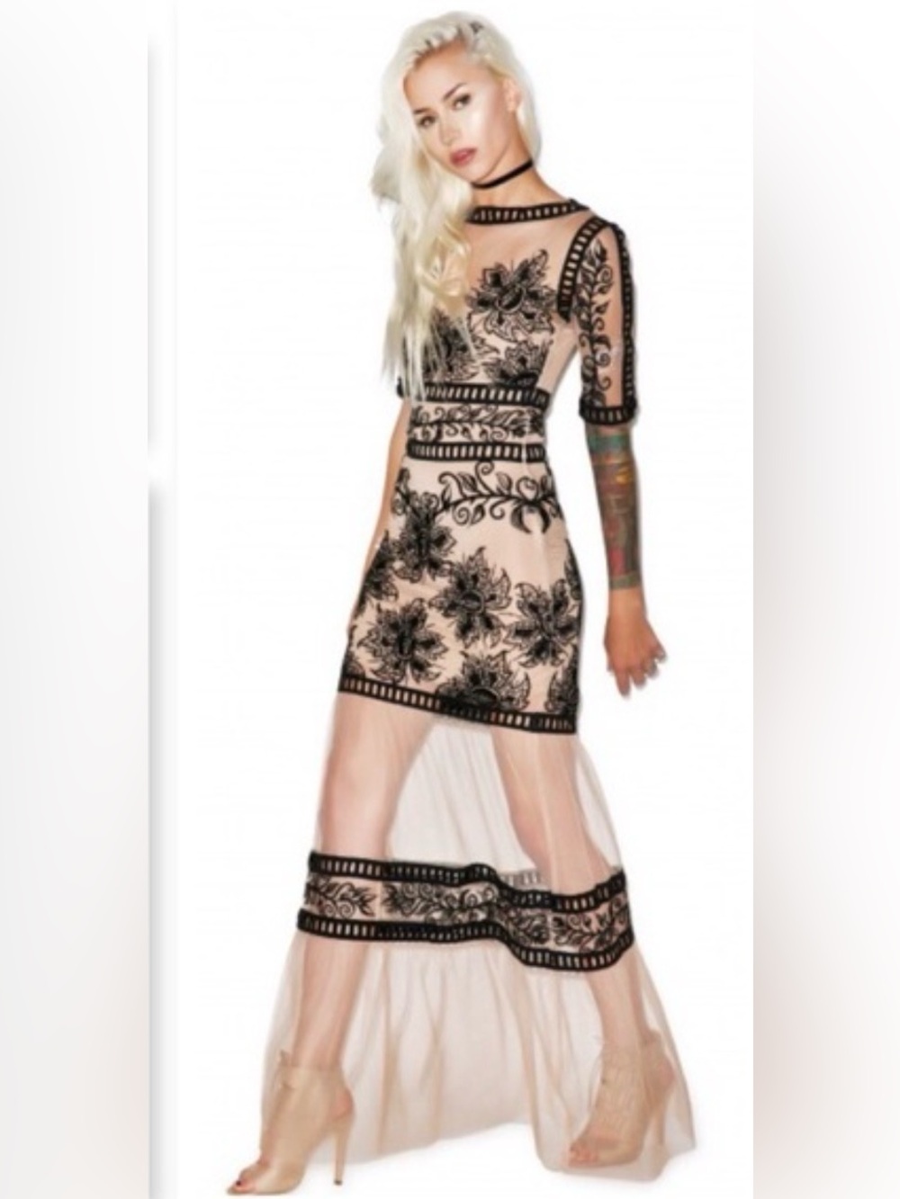 For Love & Lemons Desert Night Maxi Size XS